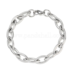10 mm 304 Edelstahl-Armbänder mit Pferdeaugengliedern&nbsp;SA-CBA2696-27P