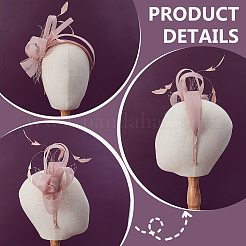 Polyester-Haarbänder&nbsp;OHAR-WH0001-21B