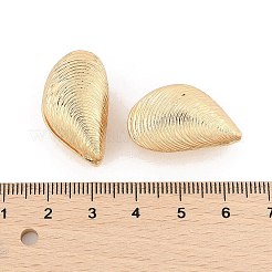 Латунь обруч серьги для женщин EJEW-U041-06G