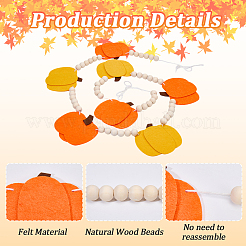 Фетровые тыквы AJEW-WH20064-98