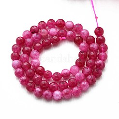 Chapelets de perles de quartz naturel&nbsp;G-N355-6mm-48