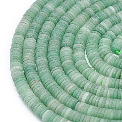 Натуральный красный авантюрин бисер нитей G-P575-B05-6x1mm-03