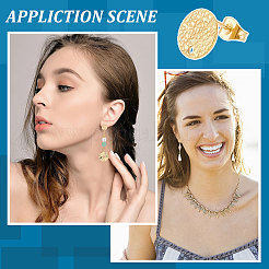 40 шт. ионное покрытие (IP) 304 нержавеющая сталь гвоздики фурнитура для сережек STAS-UN0042-98