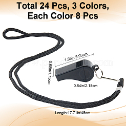 АБС-пластик спортивные свистки на открытом воздухе NJEW-CN0001-09E