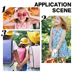 30 шт. бусина лэмпворк ручной работы&nbsp;GLAA-PH0001-59