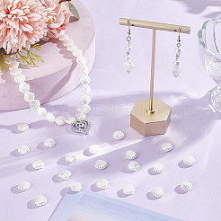 300шт бусины из искусственного жемчуга из АБС-пластика&nbsp;OACR-UN0001-06