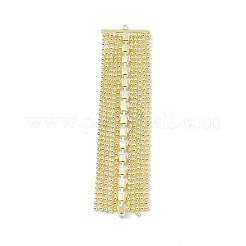 Chaînes à billes en laiton et chaînes de coupe en cristal avec strass gland gros pendentifs&nbsp;KK-P227-09G