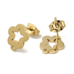 Ионное покрытие (ip) 304 нержавеющая сталь гвоздики серьги фурнитура STAS-I206-50G