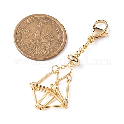 Латунная плетеная цепочка HJEW-JM01240-01