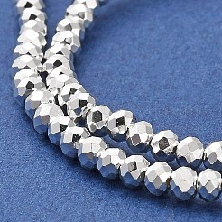 Стеклянные бусины с гальваническим покрытием &nbsp;EGLA-D030-15A-06