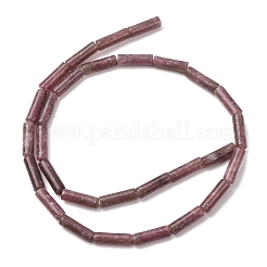 Natürliche Lepidolith / lila Glimmer Steinperlen Stränge&nbsp;G-F247-45A