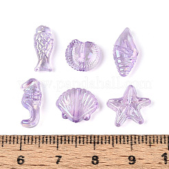 Прозрачные акриловые бусины с океанской тематикой&nbsp;TACR-T028-69B