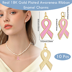 Кулоны с эмалью из латуни&nbsp;KK-BBC0020-38