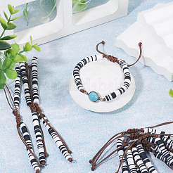 Handgefertigte Armbänder aus Polymerclay-Perlen&nbsp;AJEW-TAC00075
