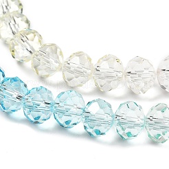 Прозрачные окрашенные стеклянные бусины DGLA-A034-T6mm-A21