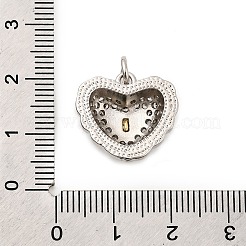 Латунные микро проложить кубического циркония подвески&nbsp;KK-C134-27GP