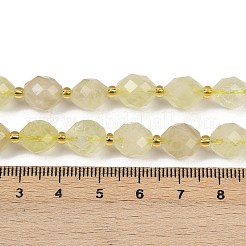 Естественный лимонный кварц нитей бисера G-N342-149I-23