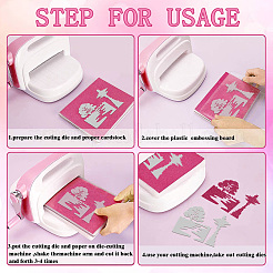 Углеродистая сталь разрезает трафареты DIY-WH0309-2036