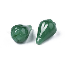 Nachahmung Jade Glas-Anhänger&nbsp;GLAA-S054-19B