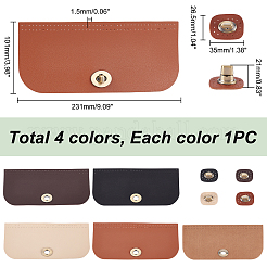 4 pz. Copriborse in similpelle PU da cucire in 4 colori&nbsp;FIND-PH0006-35
