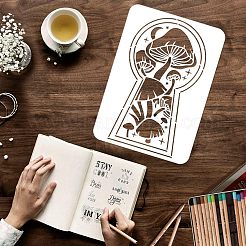 Modelli di stencil per pittura da disegno riutilizzabili in plastica&nbsp;DIY-WH0202-272