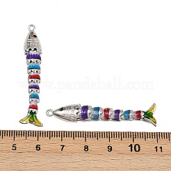 Ottone micro spianare pendenti zirconi&nbsp;KK-H081-05P-02