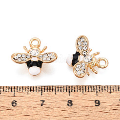 Rhinestone сплава и эмали подвески PALLOY-T092-41G-01