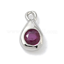 Латунные микро проложить кубического циркония подвески&nbsp;KK-G548-20P