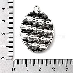 Supports de cabochon en alliage de style tibétain&nbsp;X-TIBEP-N003-37AS