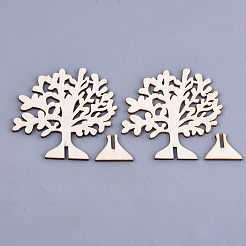 Деревянная стойка дисплея серьги ювелирных изделий&nbsp;WOOD-S040-103