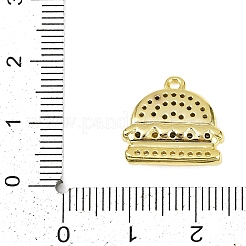 Латунные микропаве прозрачные подвески с фианитом&nbsp;LS-KK-L238-16G