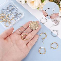 Серьги-кольца из нержавеющей стали 304 STAS-PH0019-03