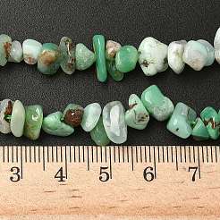 Натуральные хризопразные бисерные пряди G-G0004-D01-A