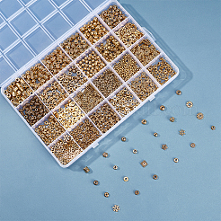 1200шт. 24 стиля наборов бусин из сплава в тибетском стиле&nbsp;TIBEB-PH0005-10