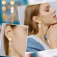 Фурнитура для сережек-гвоздиков из нержавеющей стали 304 с вакуумным покрытием pvd STAS-UN0002-42