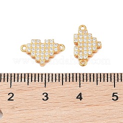 925 звено из стерлингового серебра с прозрачным паве из фианитов STER-O006-07G