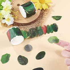 Pegatinas de cinta de papel con hojas de otoño para hacer tarjetas&nbsp;DIY-TAC0032-23A
