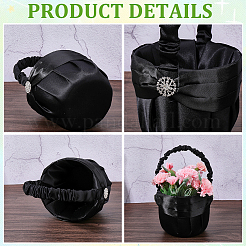 Blumenkörbe aus Polyester mit Henkel&nbsp;AJEW-CP0010-64