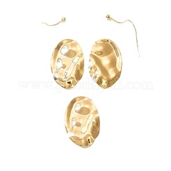 Statement-Choker-Halskette und Ohrring-Set aus gehämmertem Eisen in ovaler Form für Damen&nbsp;WG6F5B0-01