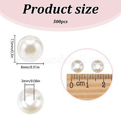 Имитация жемчуга акриловые&nbsp;OACR-SP0001-23B-01