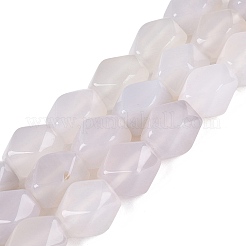 Ágata blanca hebras naturales&nbsp;GG-N361-06A-01
