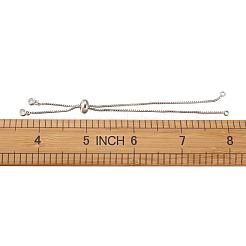 Покрытие стойки экологически чистое изготовление браслетов из латуни-цепочки KK-TA0007-84-RS