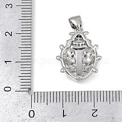 Латунные микро проложить кубического циркония подвески KK-A260-07D-P