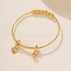 Модный латунный регулируемый браслет для женщин&nbsp;UC8767