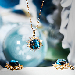 6 шт. Латунные подвески с микропаве KK-BBC0010-32