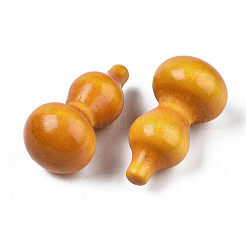 Perles de bois naturel peintes à la bombe&nbsp;WOOD-N012-001
