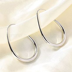 Серьги-подвески из латуни в форме слезы&nbsp;EJEW-R018-01P