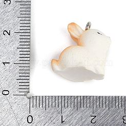 Милые подвески из непрозрачной смолы RESI-R458-05F