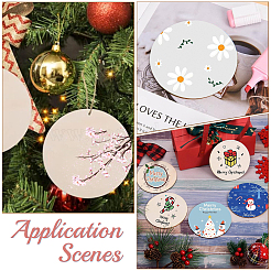 50шт вырезы из дерева DIY-SP0004-64B-01