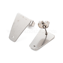 Фурнитура для сережек-гвоздиков из нержавеющей стали 304 STAS-Z091-02P-02